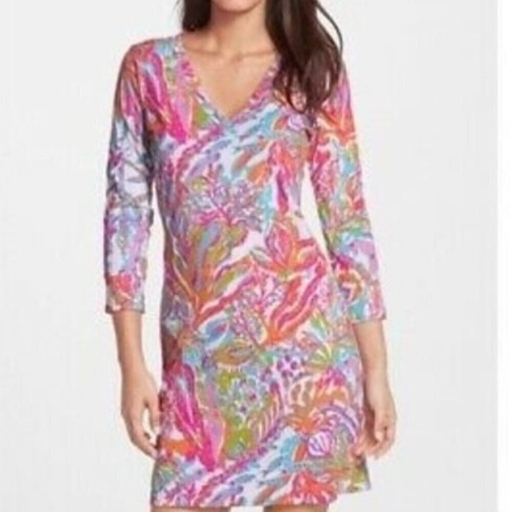 Women's Lily Pulitzer Long Sleeved V Neck Dress